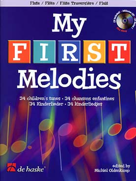 Illustration my first melodies avec cd flute