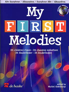 Illustration my first melodies avec cd saxophone