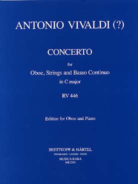 Illustration de Concerto RV 446 en do M (tr. Caldini)