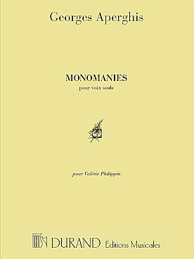 Illustration aperghis monomanies pour voix seule