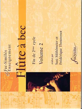 Illustration de FLÛTE A BEC Fin de 2e cycle (collection fac-similés et enseignement) - Vol. 2 : Telemann, Bellinzani, Lœillet