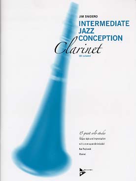 Illustration de Intermediate jazz conception : 15 études pour le phrasé jazz, l'interprétation et l'improvisation