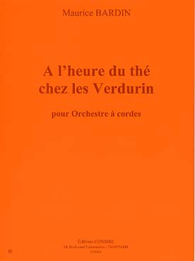 Illustration de A l'heure du thé chez les Verdurin, pour orchestre à cordes (C + P)