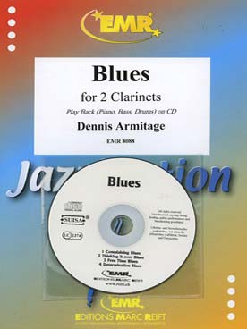 Illustration de Collection "Jazzination" avec piano + CD - Blues