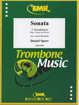 Illustration de Sonata pour 3 trombones et orgue ou piano ad lib.