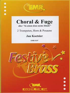 Illustration de Choral et fugue op. 33/3 pour 2 trompettes, cor et trombone