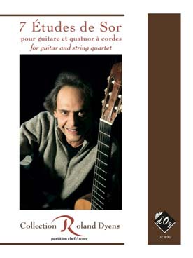 Illustration de 7 Études pour guitare et quatuor à cordes (tr. Dyens)