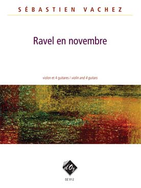 Illustration de Ravel en novembre pour violon et 4 guitares
