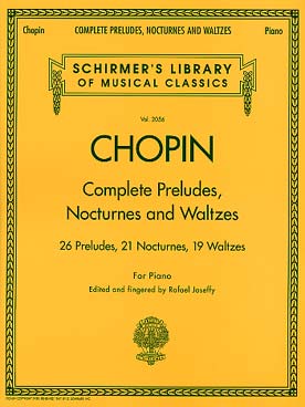 Illustration chopin preludes, nocturnes et valses