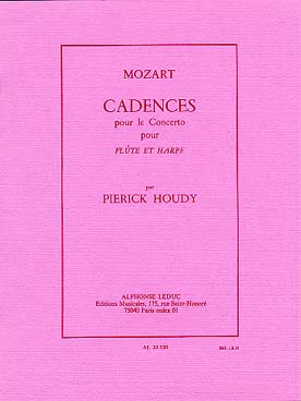 Illustration mozart/houdy cadences pour le concerto
