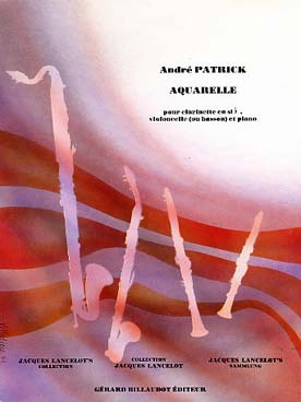 Illustration de Aquarelle pour clarinette, violoncelle ou basson et piano