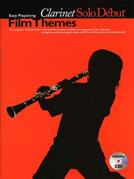 Illustration film themes solo debut clarinette