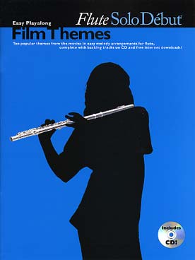 Illustration de FILM THEMES SOLO DEBUT, 10 arrangements : Le Roi lion, E. T., Titanic... avec CD play-along