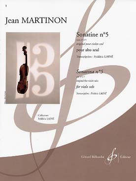 Illustration de Sonatine N° 5 op. 32/1 (orig. pour violon, tr. Lainé)
