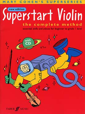 Illustration cohen superstart violon avec cd