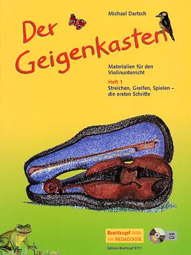 Illustration de Der Geigenkasten (la boîte à violon) : méthode en allemand avec CD - Vol. 1