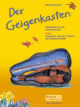 Illustration de Der Geigenkasten (la boîte à violon) : méthode en allemand avec CD - Vol. 2