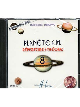 Illustration de Planète F. M. - CD d'accompagnement piano et dictées pour le volume 8