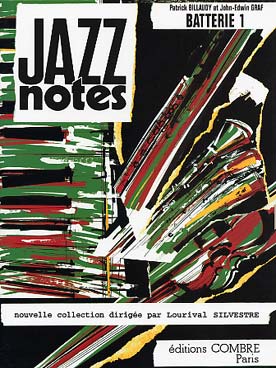 Illustration de JAZZ NOTES (collection) - Batterie 1 : 5 Pièces de P. Billaudy et J. E. Graf pour batterie et piano