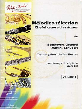 Illustration de MÉLODIES-SÉLECTION : chefs-d'œuvre classiques (tr. Porret) - Vol. 1