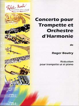 Illustration de Concerto pour trompette et orchestre d'harmonie, réd. trompette et piano