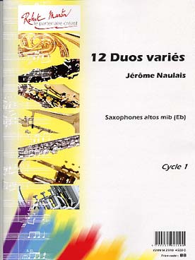 Illustration naulais duos varies (12) saxophones