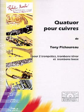 Illustration de Quatuor pour cuivres, pour 2 trompettes en ut, trombone ténor et trombone basse