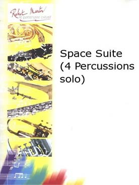 Illustration nilovic space suite pour 4 percussions