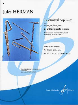 Illustration de Le Carnaval populaire op. 6 (original pour flûte et piano)
