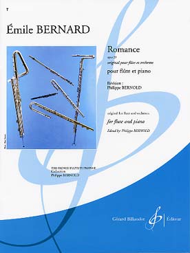 Illustration de Romance op. 33 pour flûte et orchestre, réd. piano