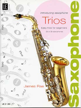 Illustration de Introducing saxophone trios : trios faciles pour débutants (saxos mi b ou si b)