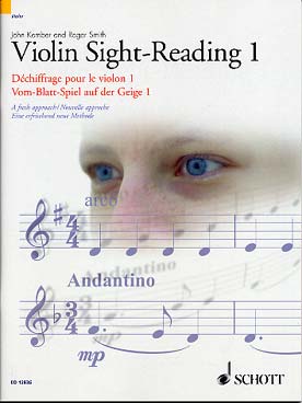Illustration dechiffrage pour le violon vol. 1