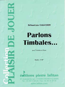 Illustration de Parlons timbales pour timbales et piano