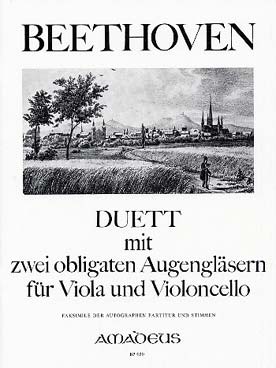 Illustration beethoven duo alto/violoncelle