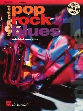 Illustration de THE SOUND OF POP, ROCK, BLUES avec CD play-along - Vol. 1 : percussion à clavier