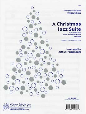 Illustration de Christmas jazz suite pour quatuor de saxophones