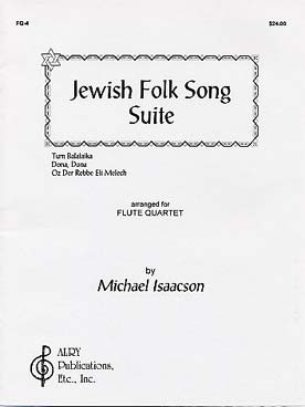 Illustration de JEWISH FOLK SONG SUITE pour 4 flûtes (tr. Isaacson)