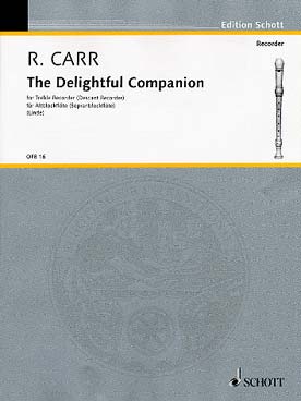 Illustration de The Delightful companion pour flûte à bec soprano ou alto