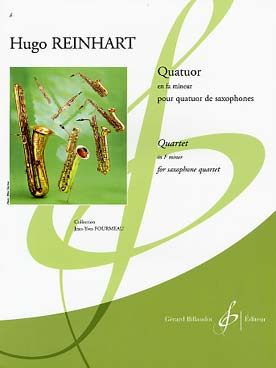 Illustration de Quatuor en fa m pour quatuor de saxophones