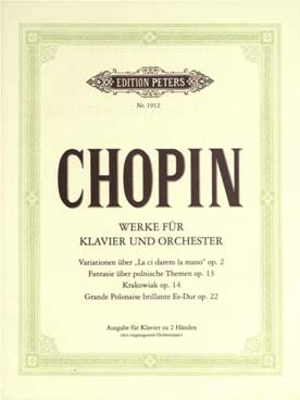 Illustration de Œuvres complètes - Vol. 12 : piano et orchestre, réd. piano