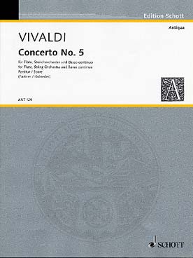 Illustration de Concerto op. 10/5 RV 434 en fa M - Conducteur
