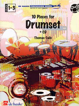 Illustration calis 10 pieces for drumset