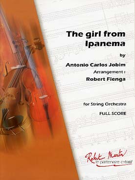 Illustration de The Girl from Ipanema, arr. Fienga pour orchestre à cordes (vents et percussions ad lib.)