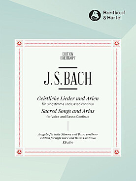 Illustration de Geistliche Lieder und Arien BWV 439-509, 511-517, 519-523 pour voix haute