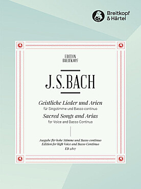 Illustration de Geistliche Lieder und Arien BWV 439-509, 511-517, 519-523 pour voix haute