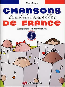 Illustration de CHANSONS TRADITIONNELLES DE FRANCE : 36 chansons (arr. Waignein)