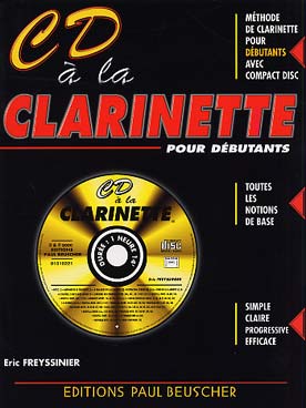 Illustration de CD à la clarinette : méthode pour débutants avec CD