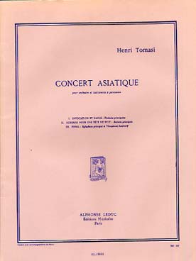 Illustration tomasi (f) concert asiatique percu/piano