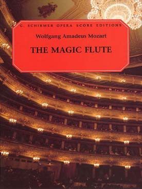 Illustration mozart flute enchantee (la), red. piano