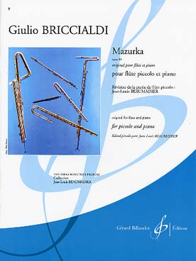 Illustration de Mazurka op. 88 (original pour flûte et piano)